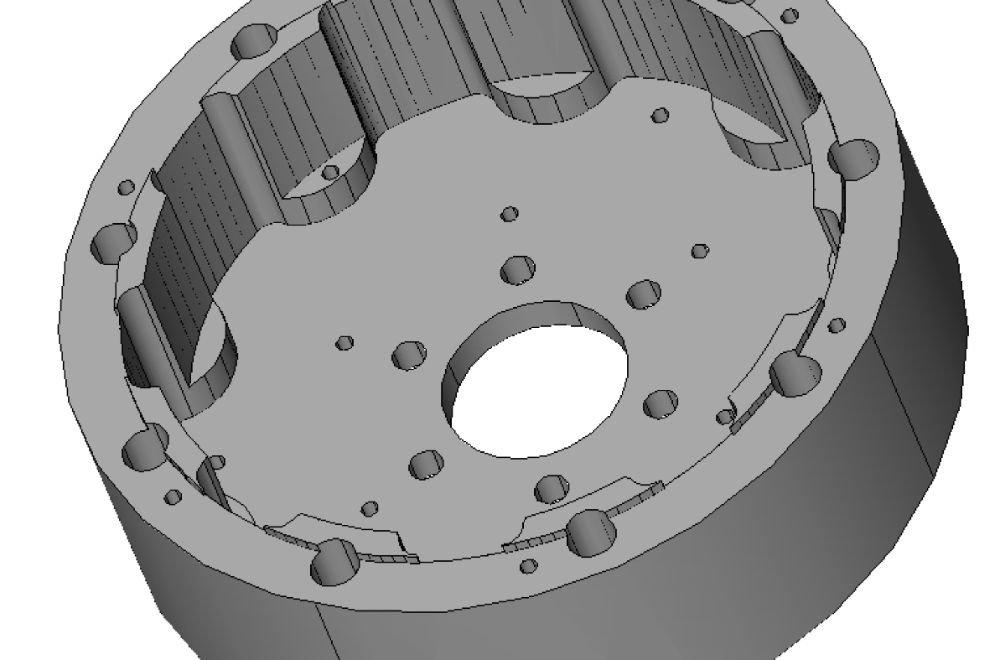 Aluminium flywheel